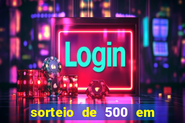 sorteio de 500 em cash toda segunda feira novibet